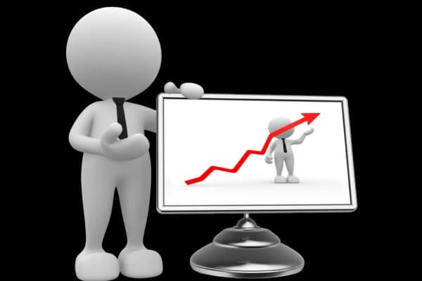 digital design holding a graph