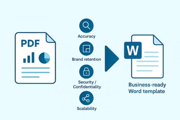 PDF to Word template