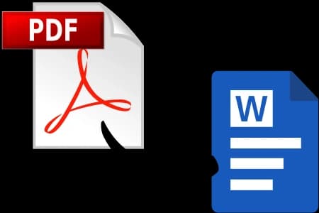 PDF to Word document conversion