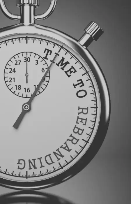 alarm clock with time to rebranding