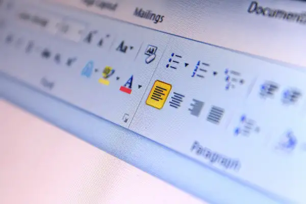 microsoft word screenshot