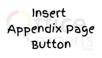 Insert Appendix Page Button