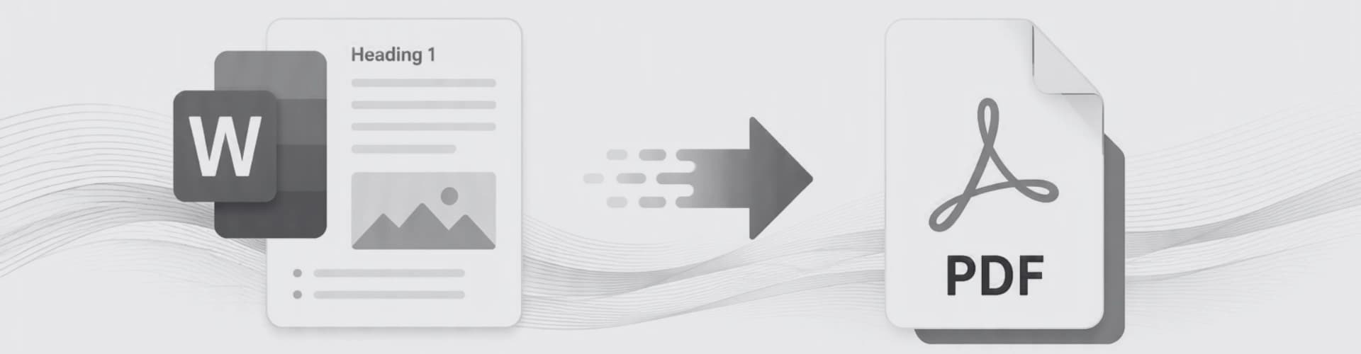 Word to pdf conversion