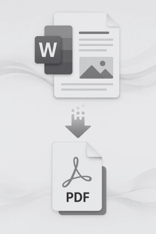 Word to pdf conversion